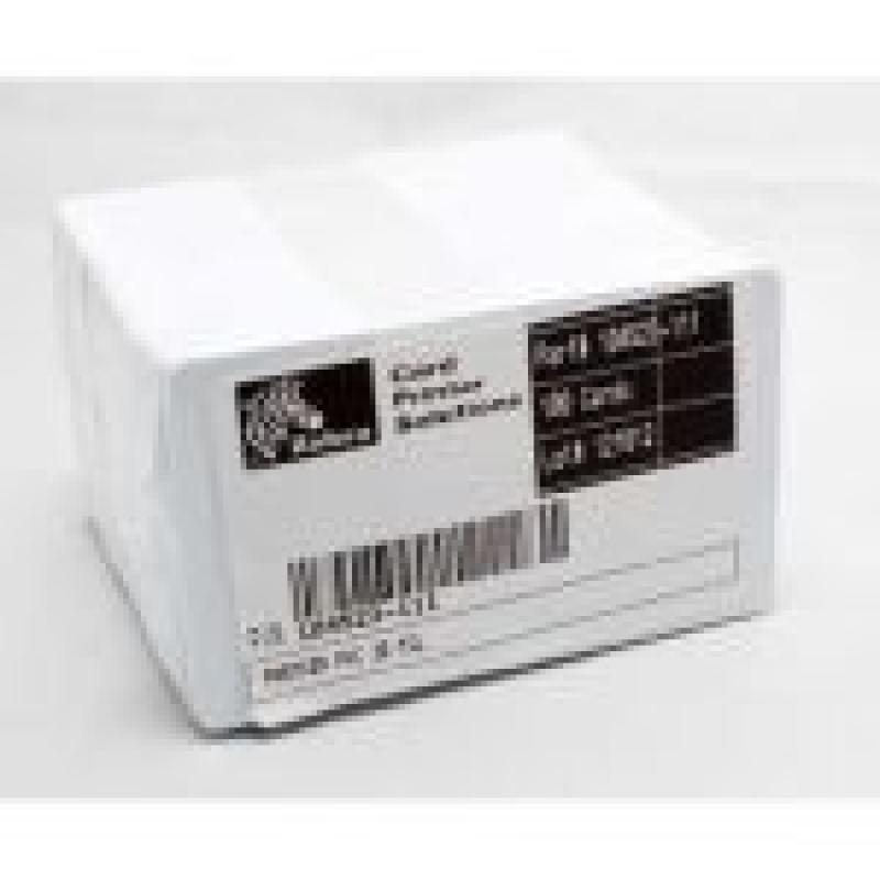 ZEBRA TARJETAS DE PVC BLANCO 0,76MM PACK 500UD