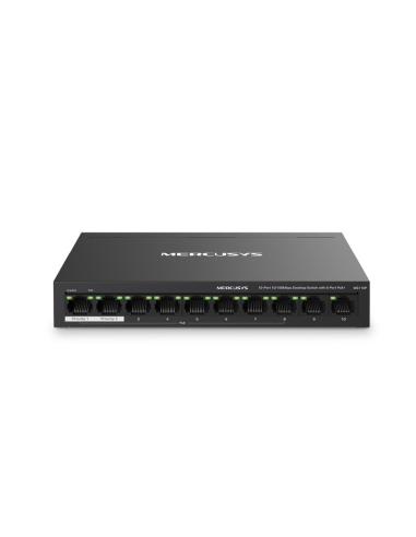 MERCUSYS SWITCH 10-PORT 10/100MBPS DESKTOP 8-PORT POE+