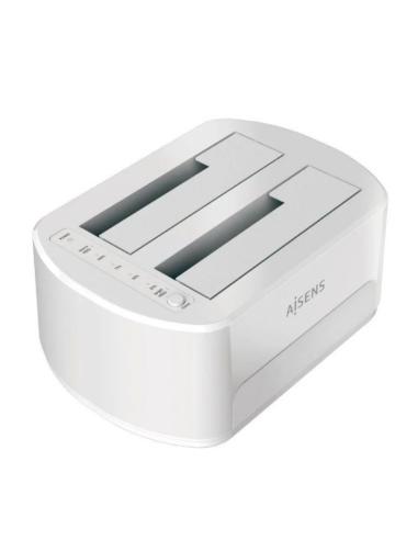 AISENS DOCKING STATION  PARA DISCOS DUROS ASDS-D02W/ BLANCA