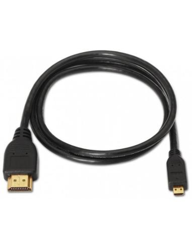 AISENS CABLE HDMI MACHO- MICRO HDMI MACHO/ 0.8M/ NEGRO