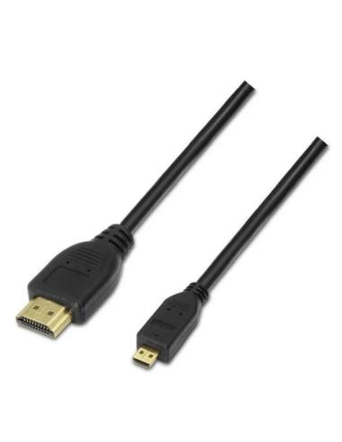 AISENS CABLE HDMI MACHO- MICRO HDMI MACHO/ 1.8M/ NEGRO