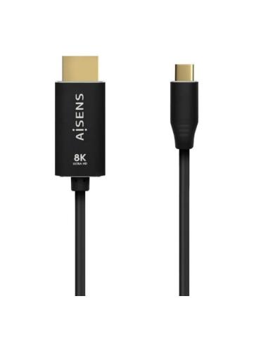 AISENS CABLE USB  TIPO-C A HDMI 8K MACHO 2M/ NEGRO