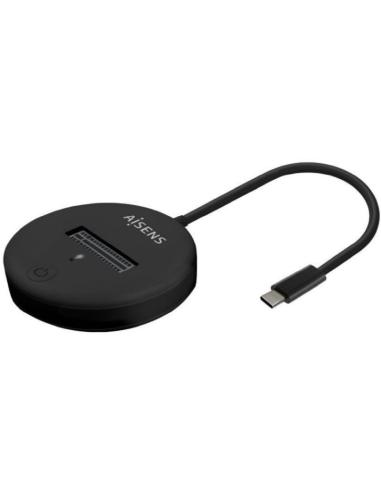 AISENS ADAPTADOR DOCK USB-C PARA SSD M2 SATA/ NEGRONVME NGFF AISENS ASUC-M2D013-BK