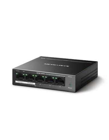 MERCUSYS SWITCH 5-PORT 10/100/1000MBPS CON 4 PUERTOS POE+