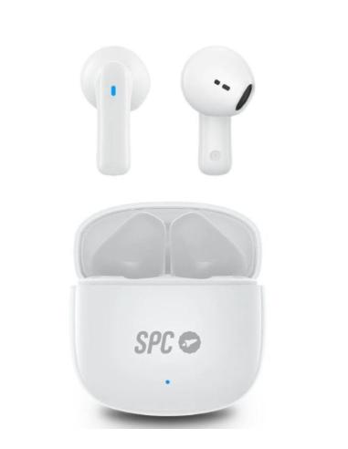 SPC AURICULARES BLUETOOTH ZION 2 PLAY/ BLANCOSCon estuche de carga/ Autonomía 7h/ Stick Corto 30mm