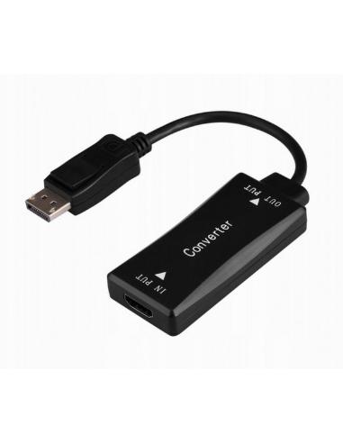 GEMBIRD ADAPTADOR HDMI HEMBRA A DISPLAYPORT MACHO 0.15M NEGRO