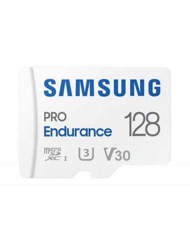 SAMSUNG TARJETA MICRO SD 128GB SDXC PRO ENDURANCE CLASE 10 CON ADAPTADOR A SD