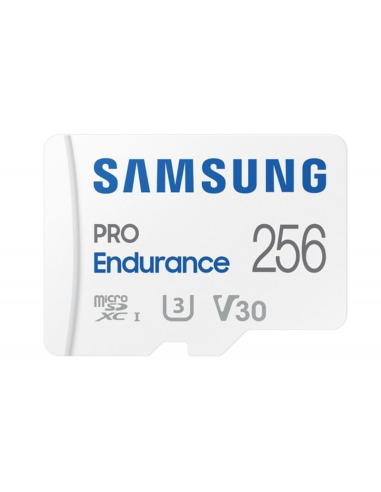 SAMSUNG TARJETA MICRO SD 256GB SDXC PRO ENDURANCE CLASE 10 CON ADAPTADOR A SD