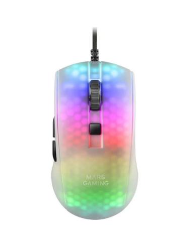 MARS GAMING RATON RGB MMRW BLANCO