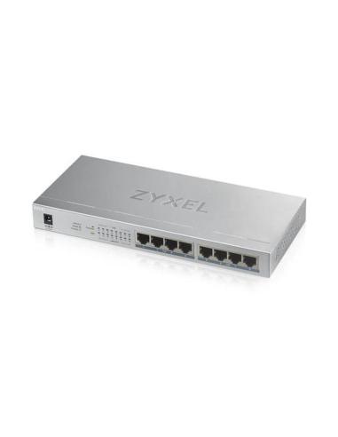 ZYXEL SWITCH GS1008-HP NO GESTIONADO 8 PUERTOS GIGABIT POE+