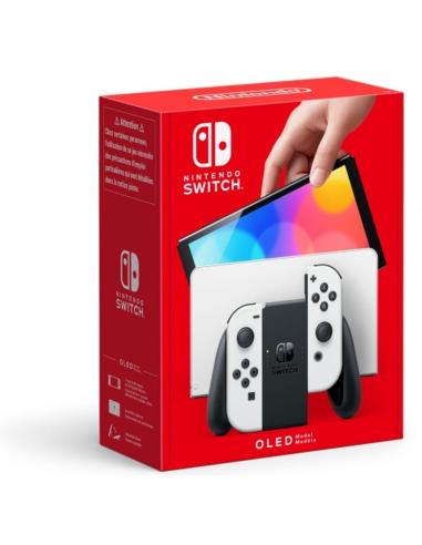 NINTENDO CONSOLA NINTENDO OLED BLANCAIncluye Base/ 2 Mandos Joy-Con