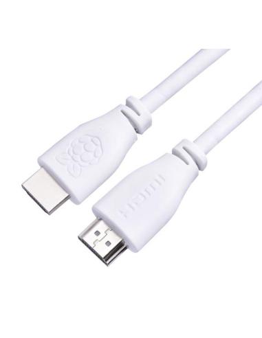 RASPBERRY CABLE CPRP020-W HDMI 2M BLANCO TIPO A OFICIAL RASPBERRY PI