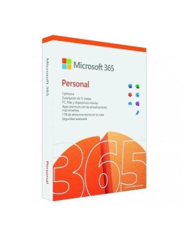 MICROSOFT OFFICE 365 PERSONAL 1 USUARIO HASTA 5 DISPOSITIVOS LICENCIA 1 AÑO