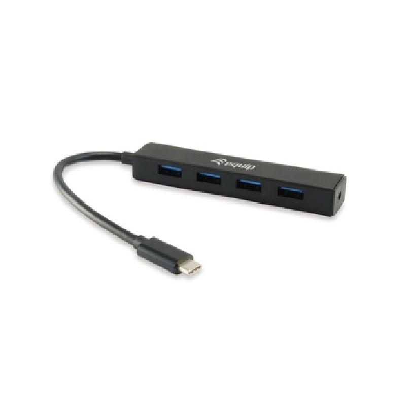 EQUIP  HUB USB  USB-C A 4 PUERTOS TIPO A USB 3.0