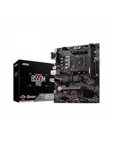 MSI PLACA BASE A520M PRO SOCKET AM4A520,2DDR4,64GB,VGA+HDMI+DP,GBLAN,4SATA3+1XM.2,6USB3.2,MATX