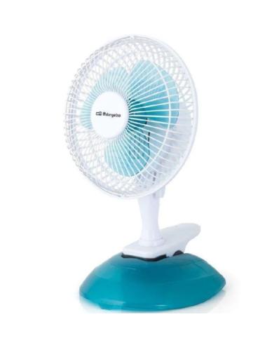 ORBEGOZO VENTILADOR DE SOBREMESA TF 02198W/ 3 Aspas 15cm/ 2 velocidades