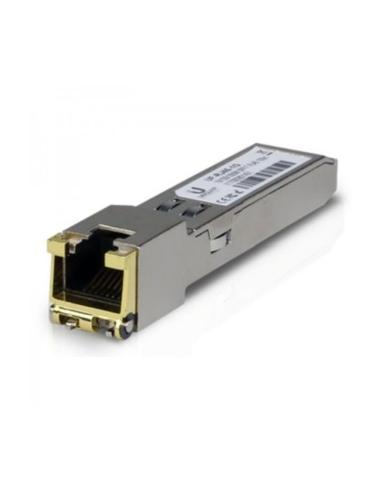 UBIQUITI MODULO SFP UACC-CM-RJ45-1G UFIBER TRANSCEIVER CONVERSOR SFP A RJ45