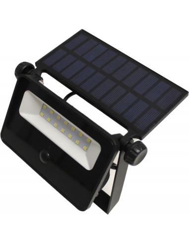 PROYECTOR SOLAR PARED SERIE POSEIDON IP54 15W C/SENSOR MOV. B. FRIO