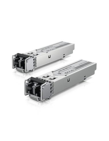 UBIQUITI MODULO DE FIBRA MUILTIMODO DUPLEX TRANSCEIVER 2PACK UACC-OM-MM-1G-D-2