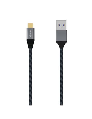 AISENS CABLE USB A USB-C 3.1 / 1.5M/ GRIS