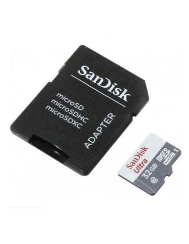 SANDISK MICRO SD 32GB ULTRA CON ADAPTADOR CLASE 10 / 100MBS