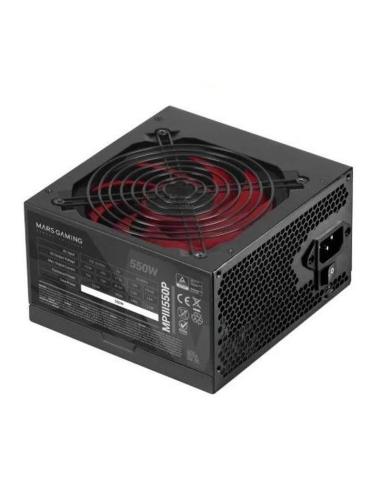 MARS GAMING FUENTE DE ALIMENTACION MPIII550P 550W NEGRAVENTILADOR 12CM