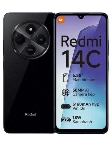 XIAOMI SMARTPHONE REDMI 14C 4GB 128GB NEGRO OC/4GB/128GB/6,88/ ANDROID/ NFC