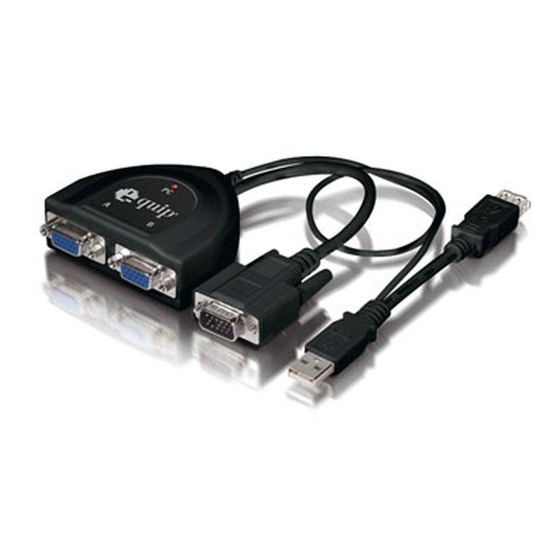 EQUIP SPLITTER PARA 2 MONITORES VGA/USB