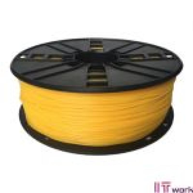 GEMBIRD FILAMENTO FLEXIBLE  TPE AMARILLO 1.75MM, 1KG