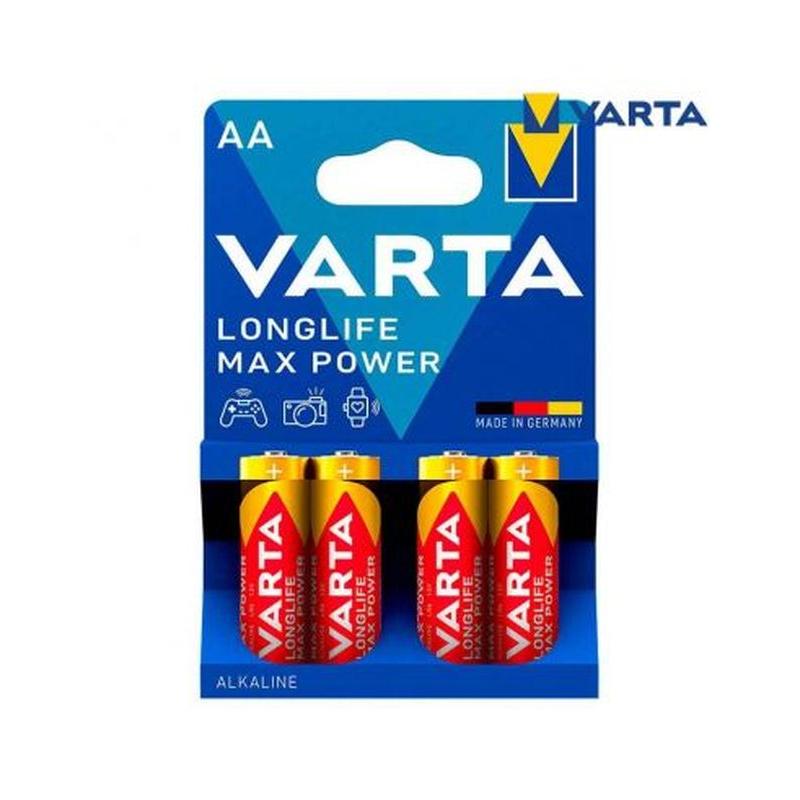 VARTA PAQUETES DE PILAS ALCALINAS MAX POWER AA 1,5V LR6