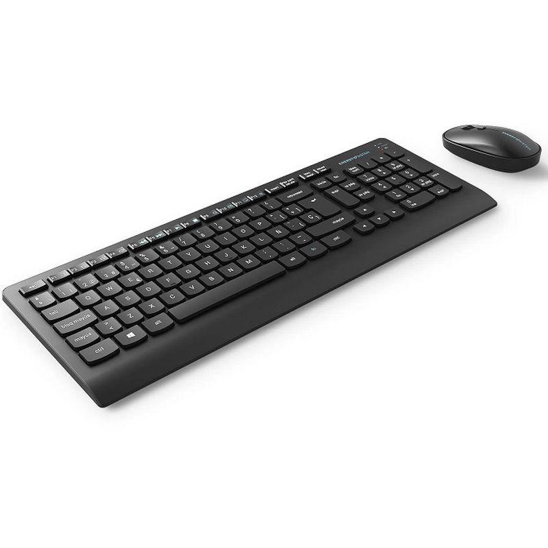 ENERGY SISTEM TECLADO Y RATON OFFICE WIRELESS SET SILENTWIRELESS/104 TECLAS/1600 DPI/6 BOTONES/USB