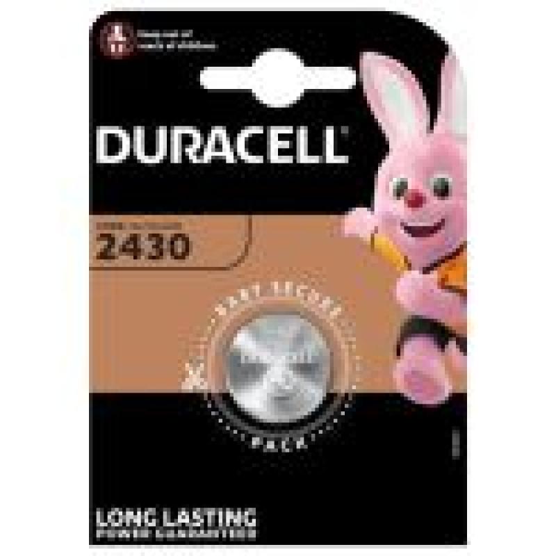 DURACELL PILA BOTON LITIO CR2430 3V BLISTER*1