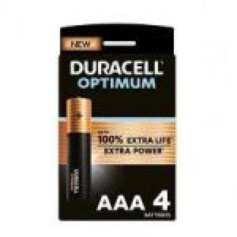 DURACELL OPTIMUM 200 PILA ALCALINA AAA LR03 BLISTERX4