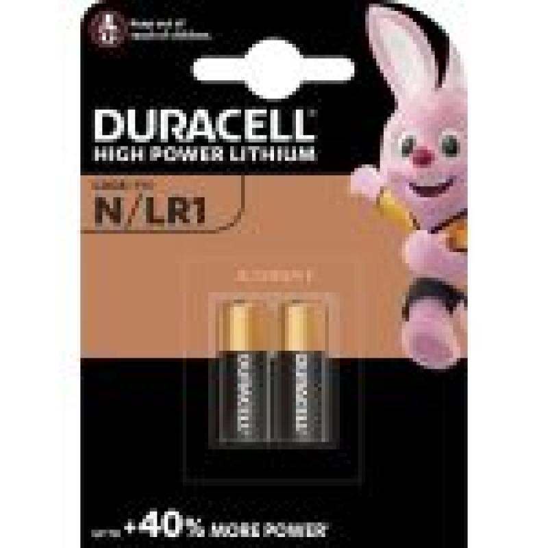 DURACELL PILA ALCALINA MN9100 N LR1 1,5V BLISTER*2