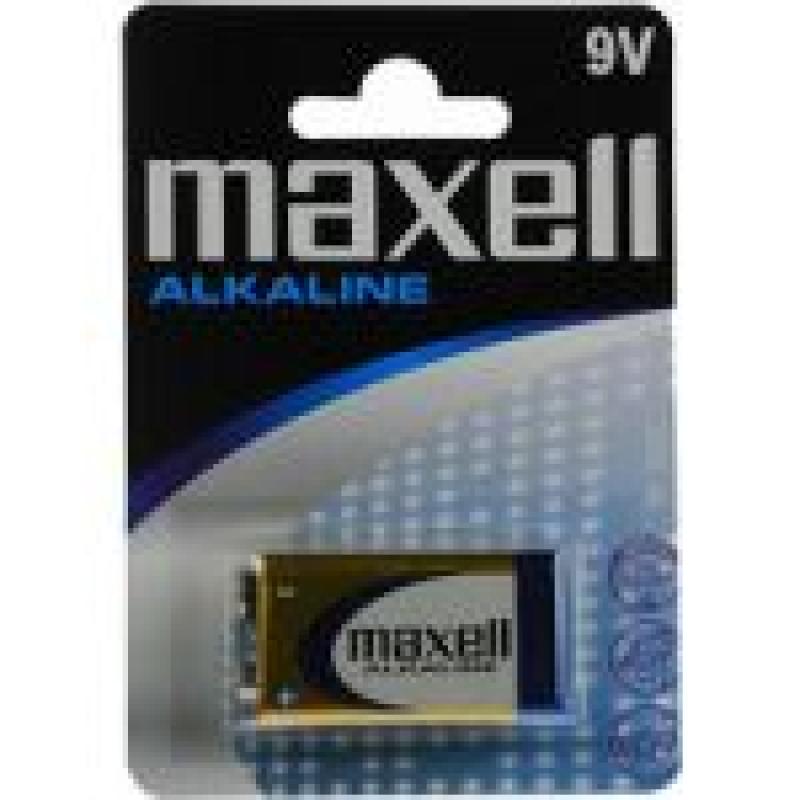 MAXELL MAX15025 PILA ALCALINA 9V LR61 BLISTER 1UD  EU