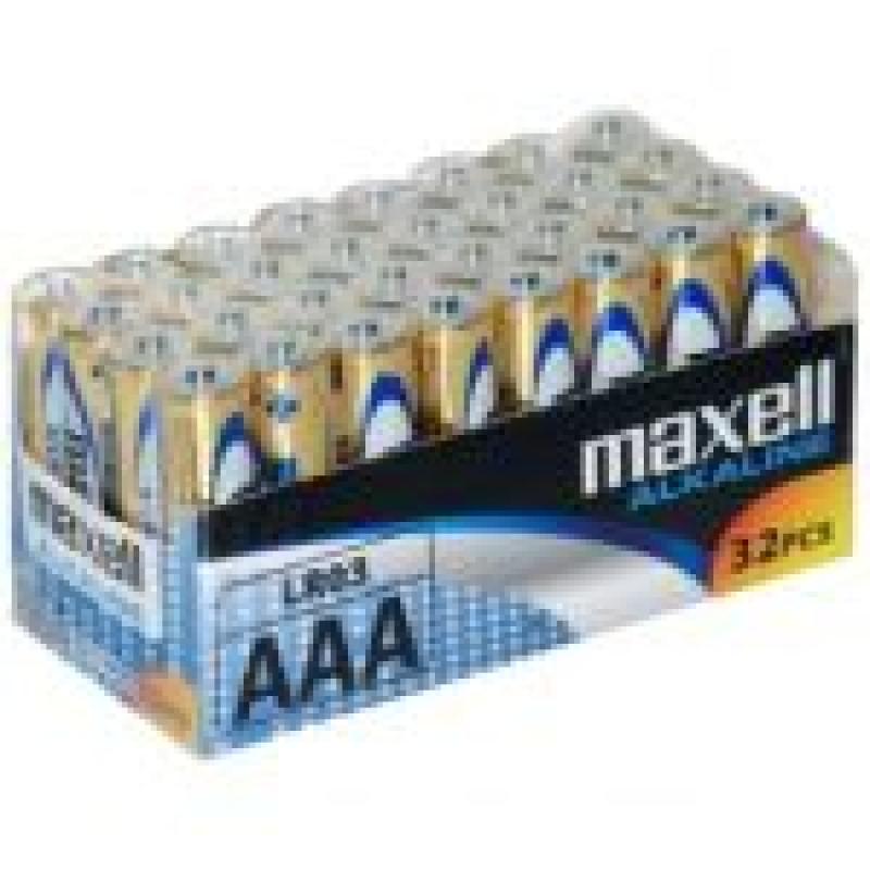 MAXELL MAX73129 PACK 32 PILAS ALCALINAS LR03 AAA 1.5V