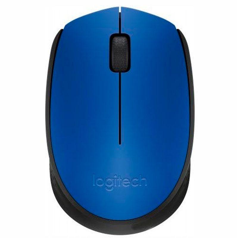 LOGITECH RATON INALAMBRICO M171 AZUL/NEGRO