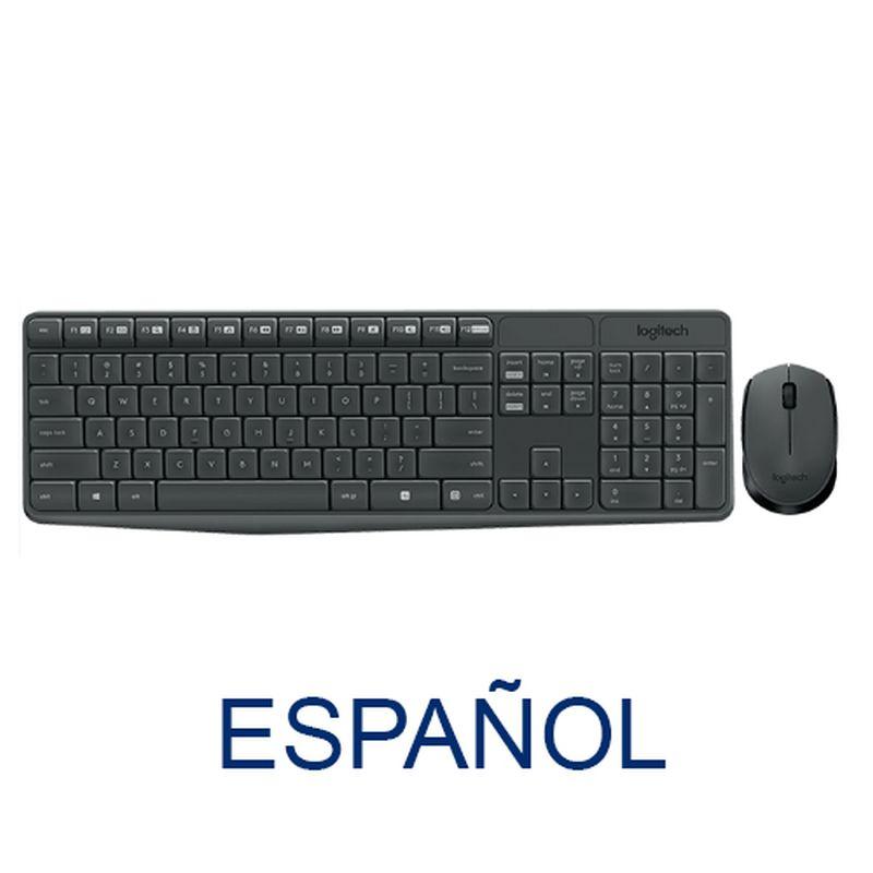 LOGITECH TECLADO Y RATON MK235 NEGRO