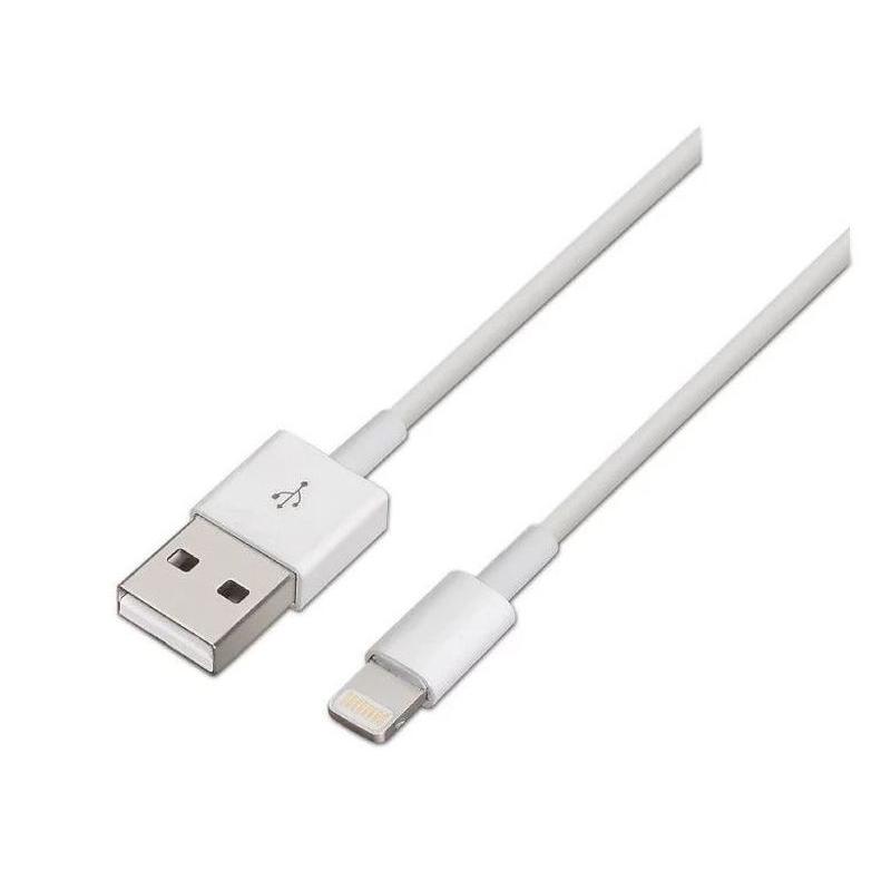 AISENS CABLE USB A LIGHTNING 1M BLANCO