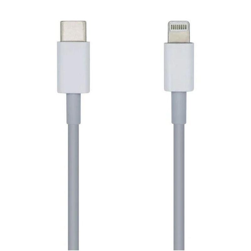 AISENS CABLE USB TIPO C A LIGHTNING 1 M BLANCO