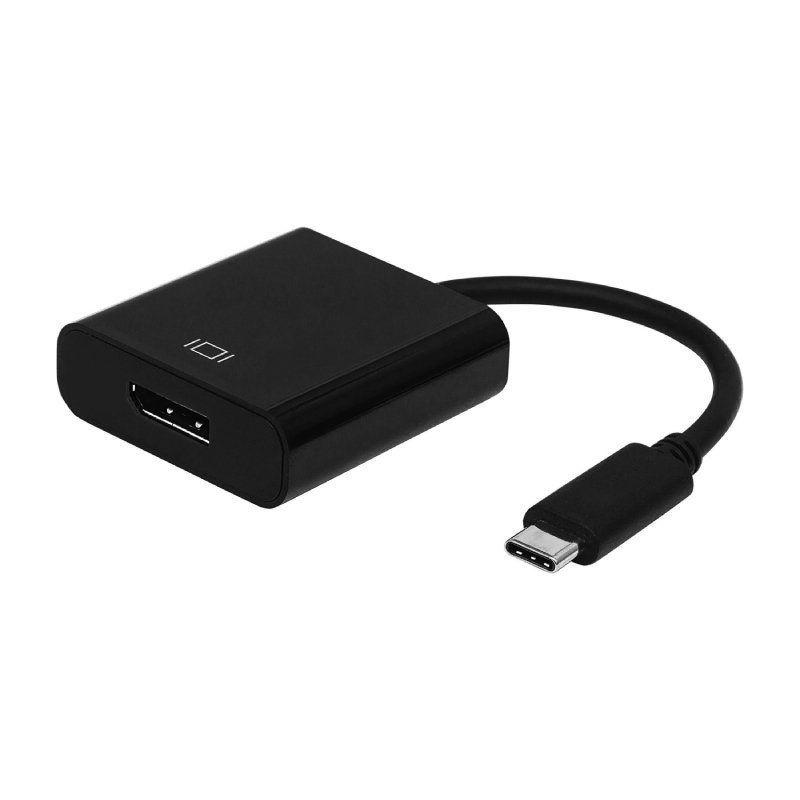 AISENS CABLE ADAPTADOR USB-C A DISPLAYPORT HEMBRA 15CM NEGRO