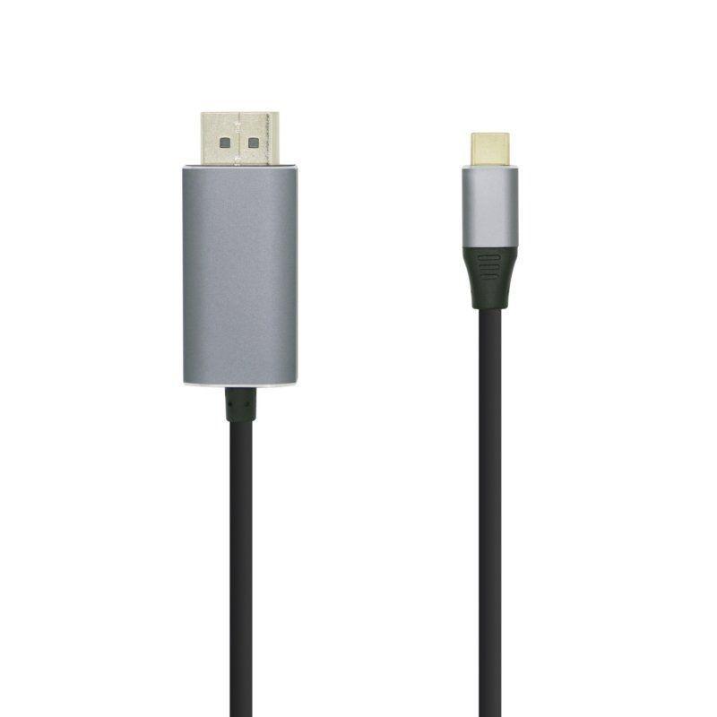 AISENS CABLE USB-C A DISPLAYPORT MACHO 0.8M NEGRO