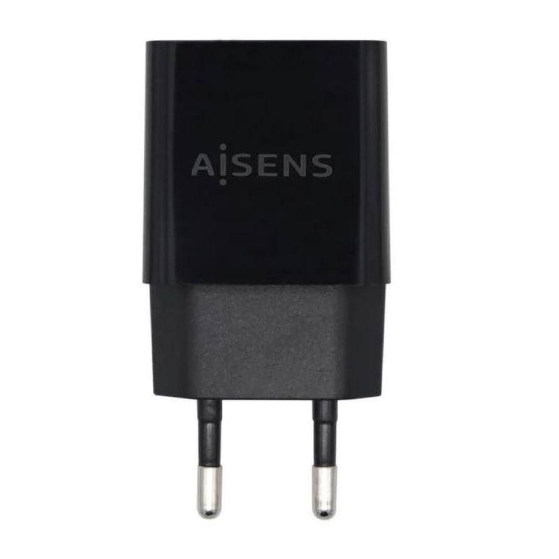 AISENS CARGADOR PARED 10W USB-A/ NEGRO 1xUSB USB-A/ 10W