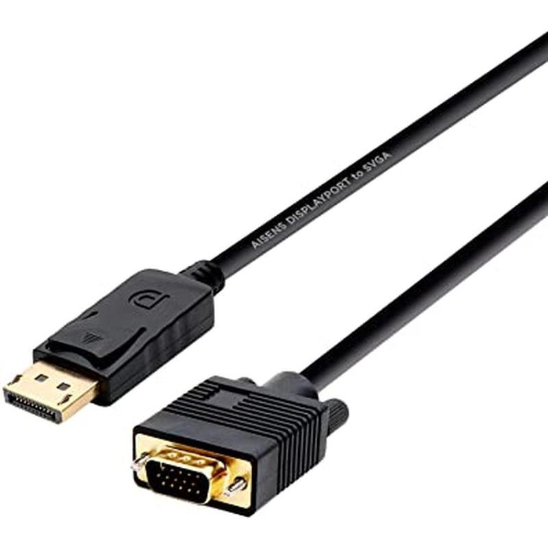 AISENS CABLE DISPLAYPORT A VGA 2M NEGRO