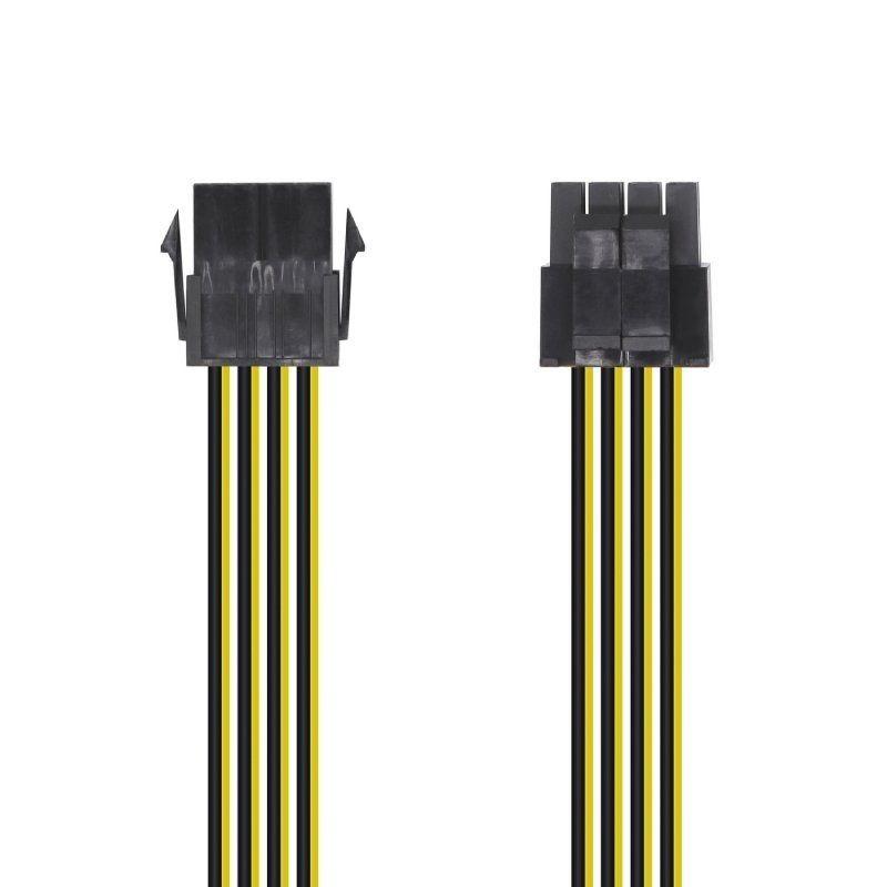 AISENS CABLE ALIMENTACION MICROPROCESADOR AISENS A131-0419  MOLEX 4 + 4 PIN MACHO A 8 PIN HEMBRA 30CM