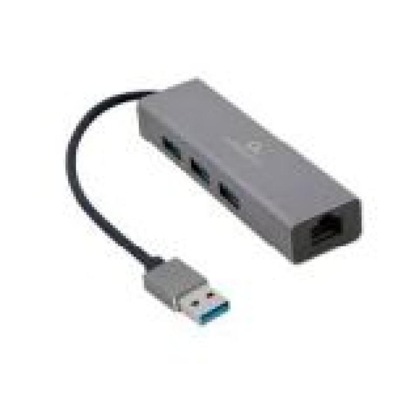 GEMBIRD ADAPTADOR DE RED USB-AM GIGABIT CON CONCENTRADOR USB 3.0 DE 3 PUERTOS