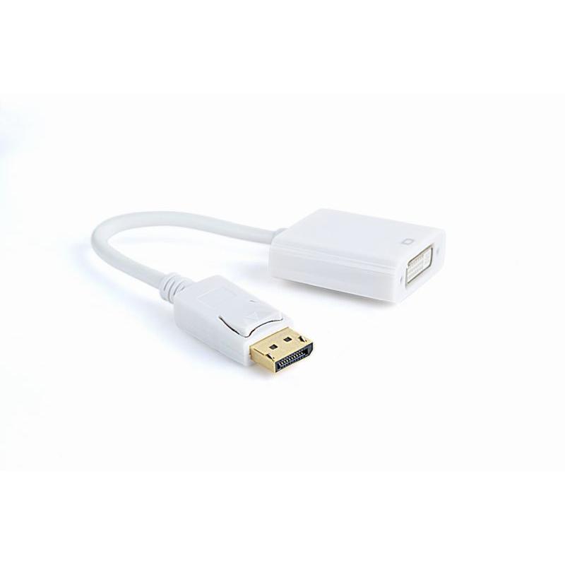 GEMBIRD ADAPTADOR DISPLAYPORT MACHO A DVI HEMBRA 10CM BLANCO