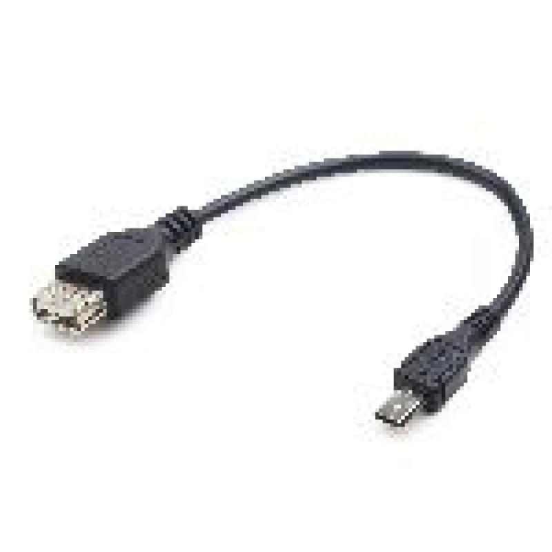 GEMBIRD CABLE OTG  USB/H A MICRO-USB/M 0.15M