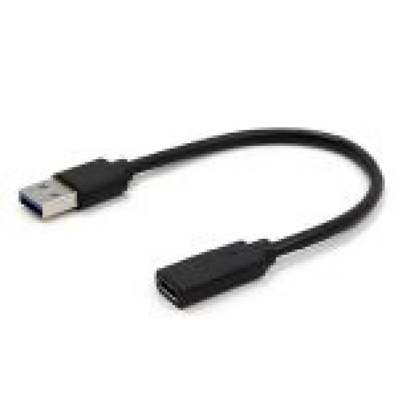 GEMBIRD CABLE ADAPTADOR USB 3.1 AM A TIPO C NEGRO 10CM