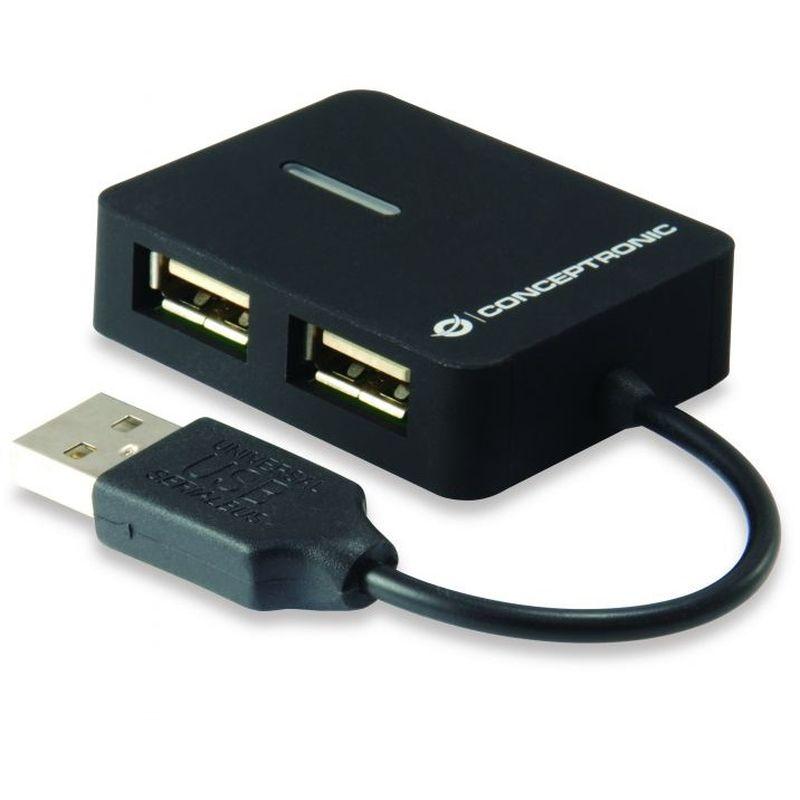 CONCEPTRONIC HUB USB POCKET CUADRADO C4PUSB2 V3 C05-129